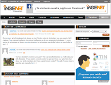Tablet Screenshot of comunidad.ingenet.com.mx