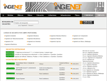 Tablet Screenshot of empleos.ingenet.com.mx