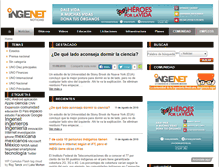 Tablet Screenshot of noticias.ingenet.com.mx